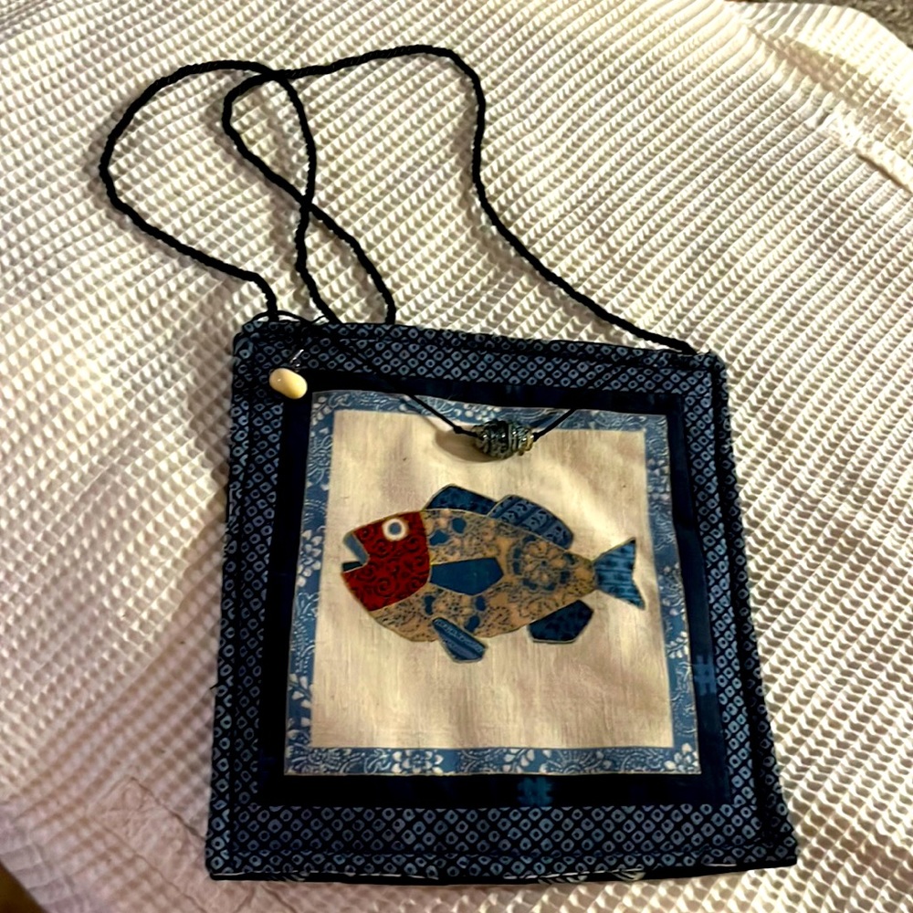 Hand crafted quilted bag